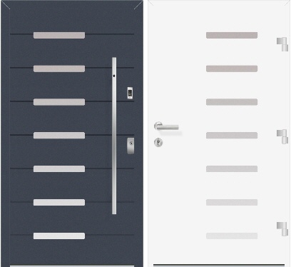 Au&szlig;en-/Innenansicht Modell E-140R (Nr. 43)