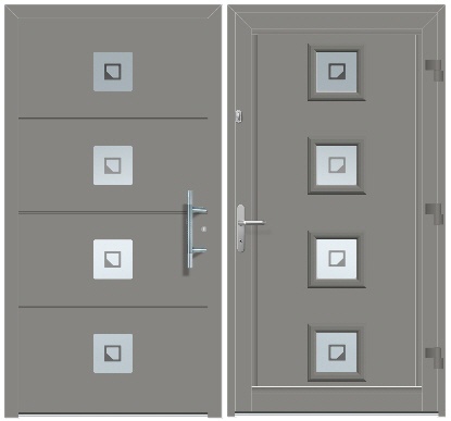 Au&szlig;en-/Innenansicht Modell E-251 (Nr. 49)